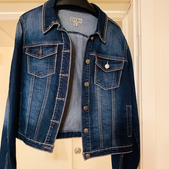 Earl Jeans Jackets & Coats Womens Earl Jean Denim Jacket Size L